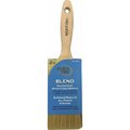 Merit Pro 2-1/2 in. Blend White China Bristle Polyester Beavertail Brush 00034